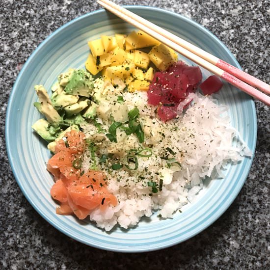 Easy Homemade Poke Bowl