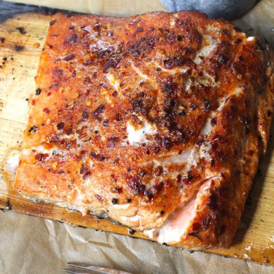 Grilled Cedar Plank Salmon