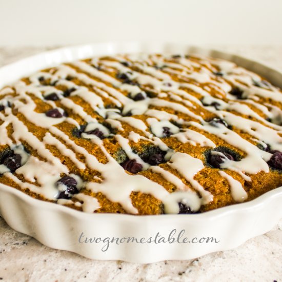 Blueberry Coconut Breakfast Cake