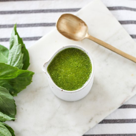 Lemon  + Basil Vinaigrette