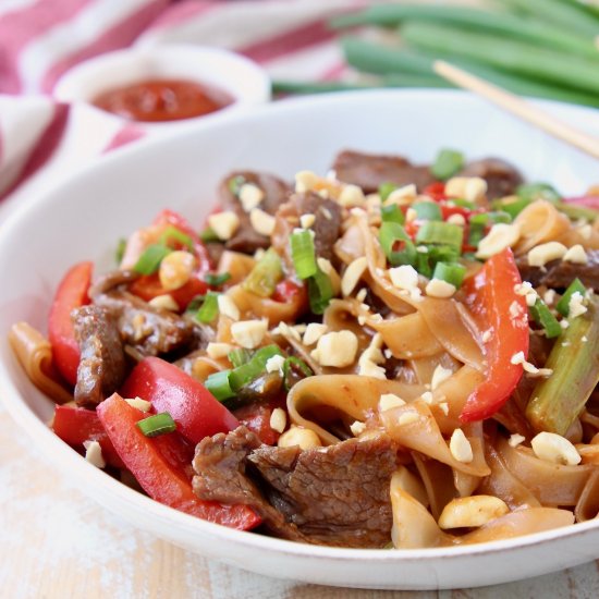 Kung Pao Beef & Noodle Bowl