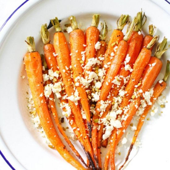 Roasted Carrots with Feta