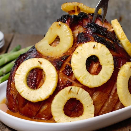 Pineapple & Honey Glazed Ham