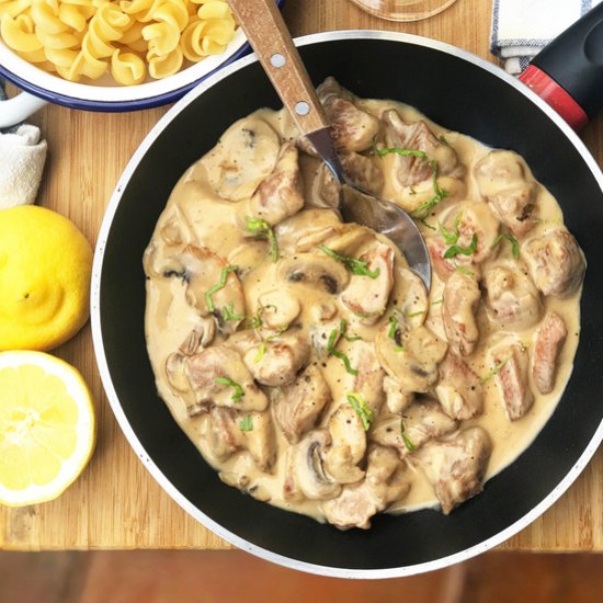 Chicken Stroganoff