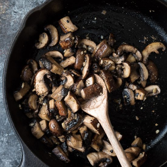 Garlicky Sautéed Mushrooms