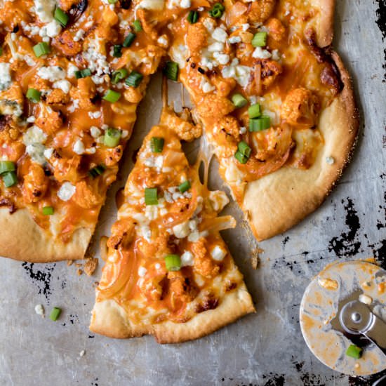 Buffalo Cauliflower Pizza