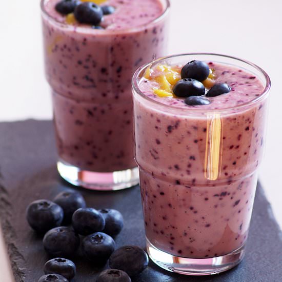 Mango Blueberry Smoothie Recipe