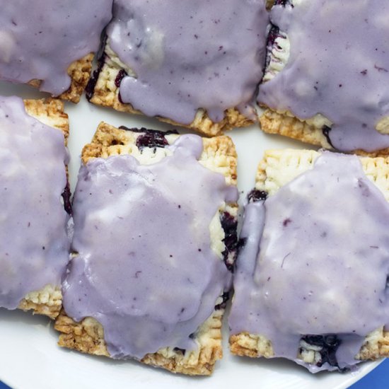 Vegan Blueberry Poptarts