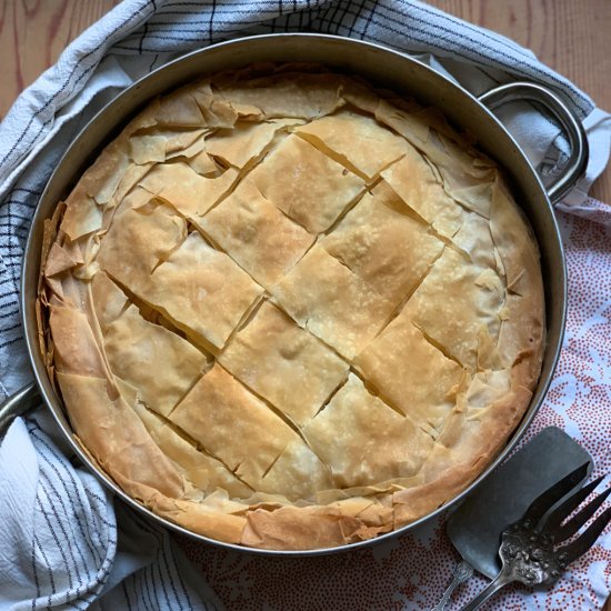 Greek bell pepper pie