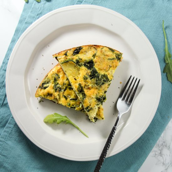 Frittata with Potatoes & Greens