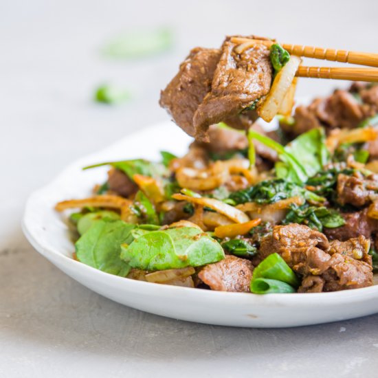 SHACHA VENISON STIR-FRY | 沙茶炒鹿肉