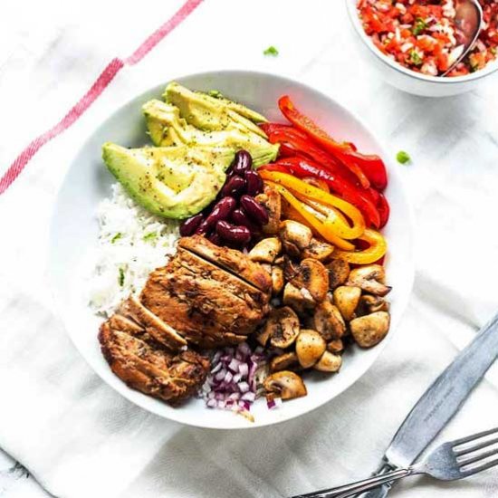 Chicken burrito bowl