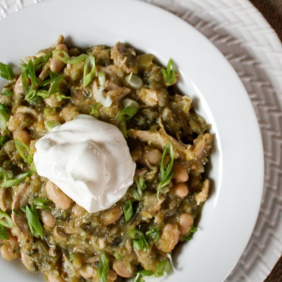 Green Chile Chicken Chili