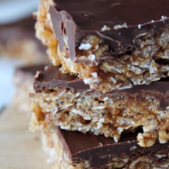 Almond Butter Oatmeal Bars