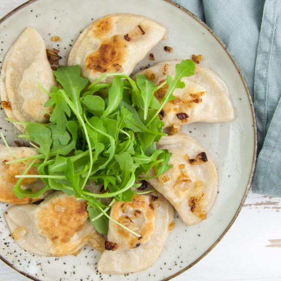 Vegan Pierogi with potatoes