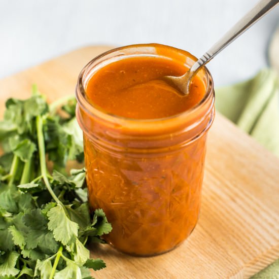 Homemade enchilada sauce