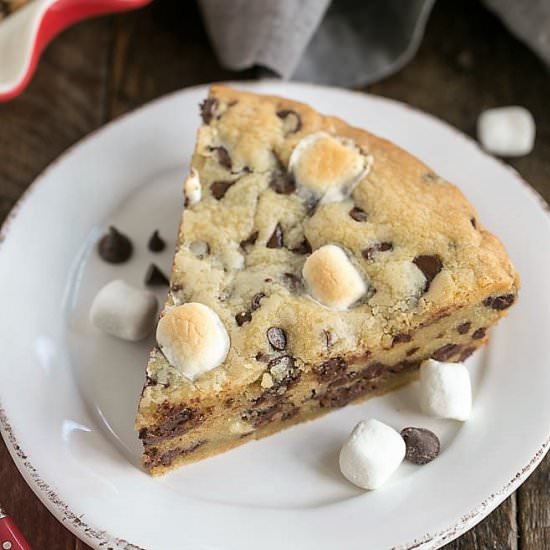 Gooey Chocolate Chip Pie