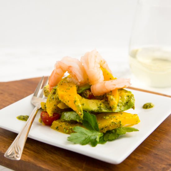 Avocado, Mango & Shrimp Salad