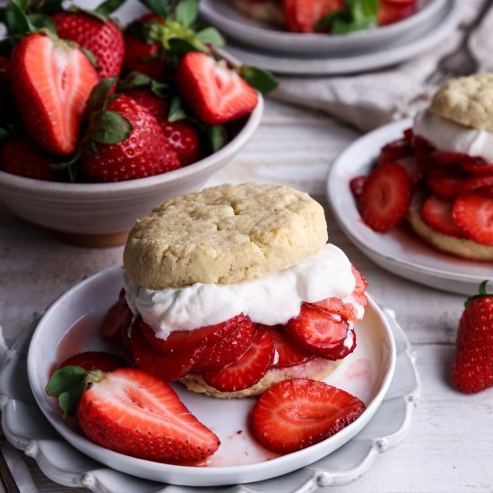 Healthier Strawberry Shortcake