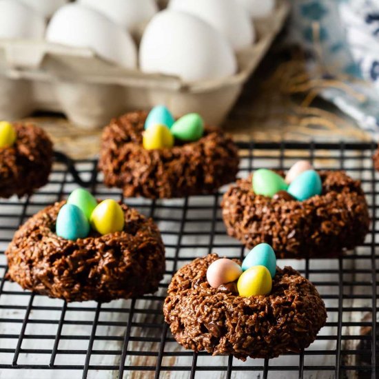 Bird’s Nest Chocolate Macaroons