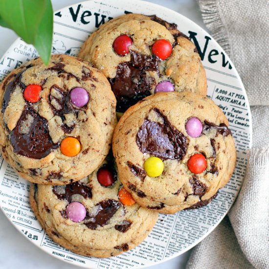 Tahini Chocolate Chunk Cookies