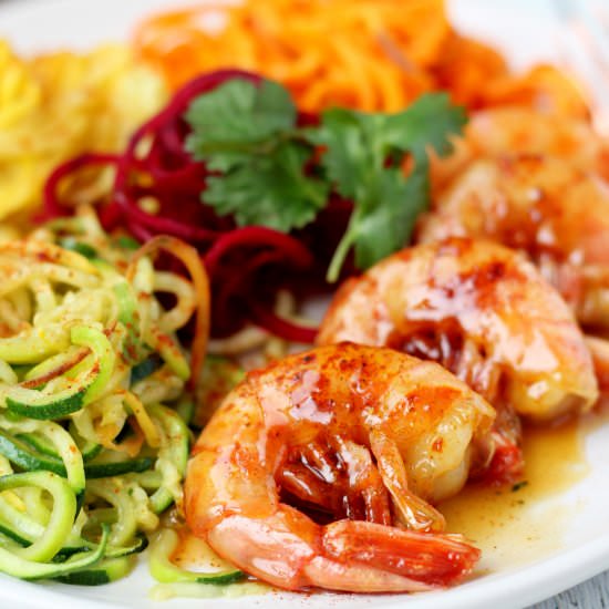 Thai coconut shrimps