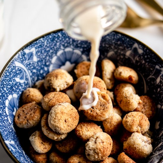 Vanilla Cookie Cereal Bites!