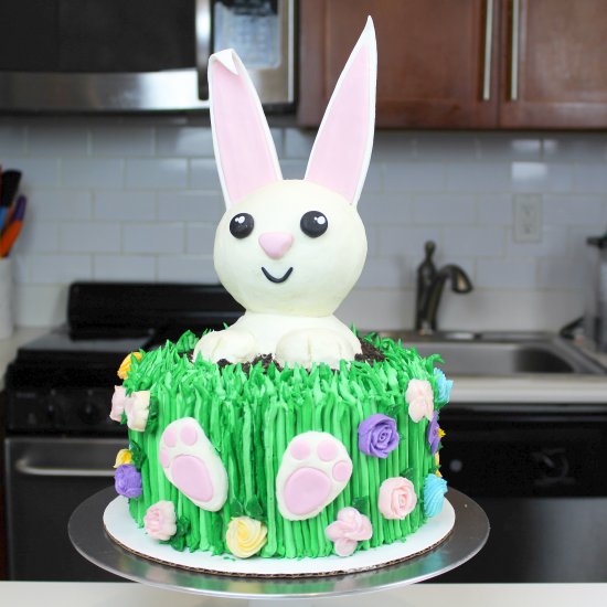 Adorable Easter Bunny Cake