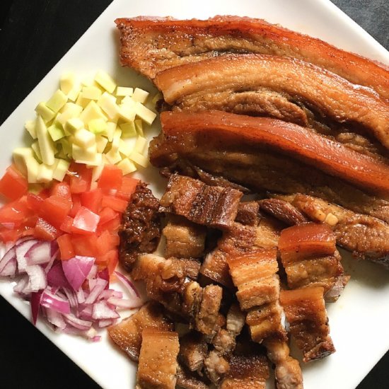 Grilled Pork Belly with Ensalada