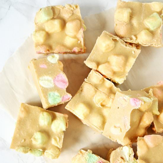 Butterscotch Marshmallows Squares