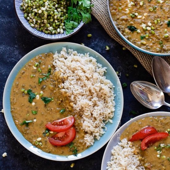 Vegan Green Gram Coconut Milk Curry