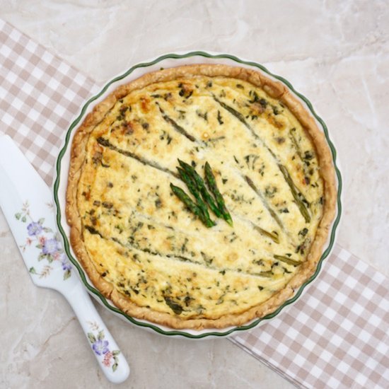 Asparagus Quiche