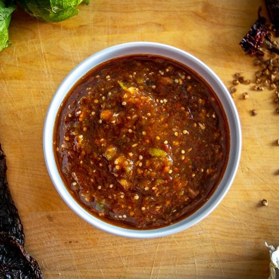 Pasilla de Oaxaca Salsa