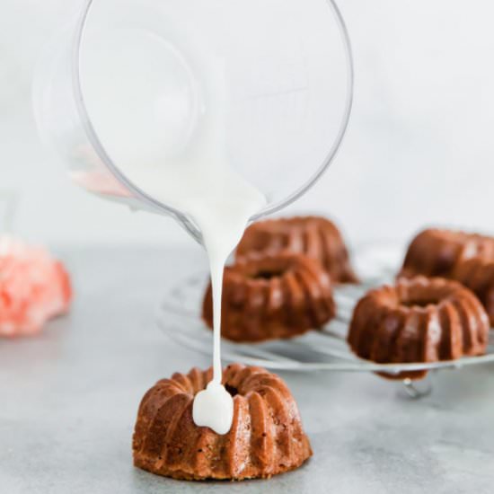 Hot Cross Bundt Cakes