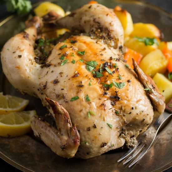 Baked Greek Lemon Chicken