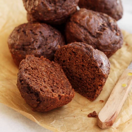 Chocolate Banana Muffins