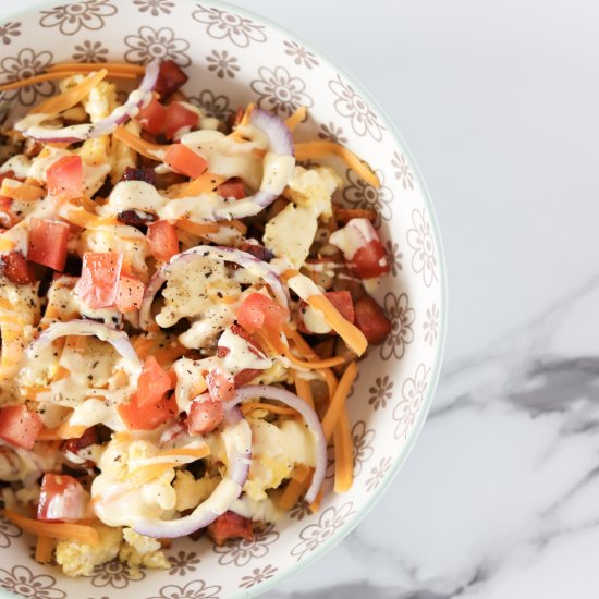 chorizo brekkie bowls