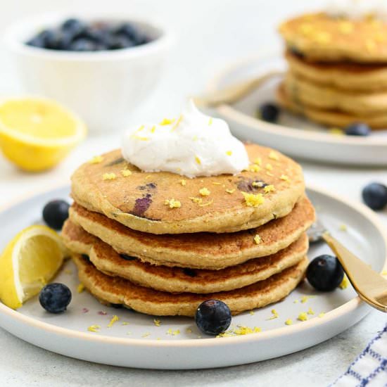 Lemon Blueberry Pancakes