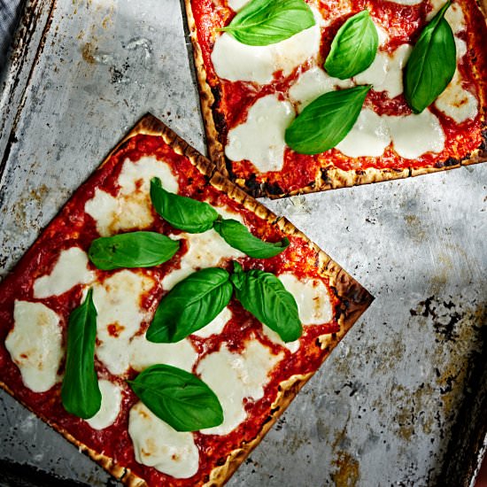 4-Ingredient Matzah Pizza