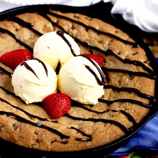 Chocolate Chip Skillet Cookie