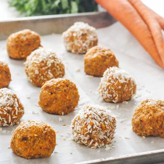 Carrot Cake Bliss Balls