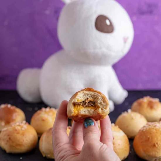 Stuffed Bunny Tail Pretzel Bites