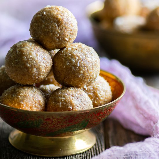 Peanut coconut ladoo