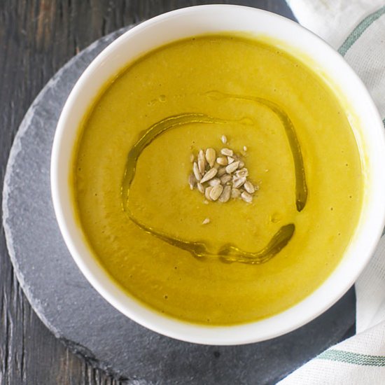 Celery and Sweet Potato Soup