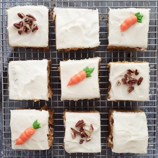 Carrot Cake Blondies