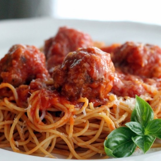 Homemade Spaghetti and Meatballs Re