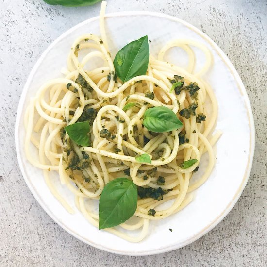 PESTO WITH BASIL, SPROCKETS