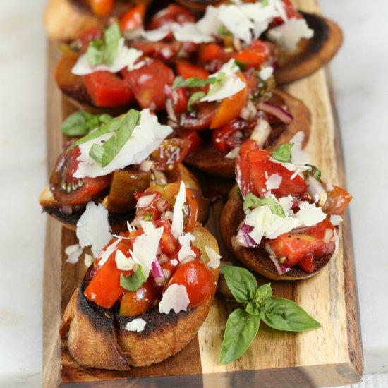 Heirloom Tomato Bruschetta