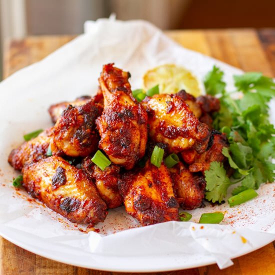 Paleo Sticky Smokey Chicken Wings