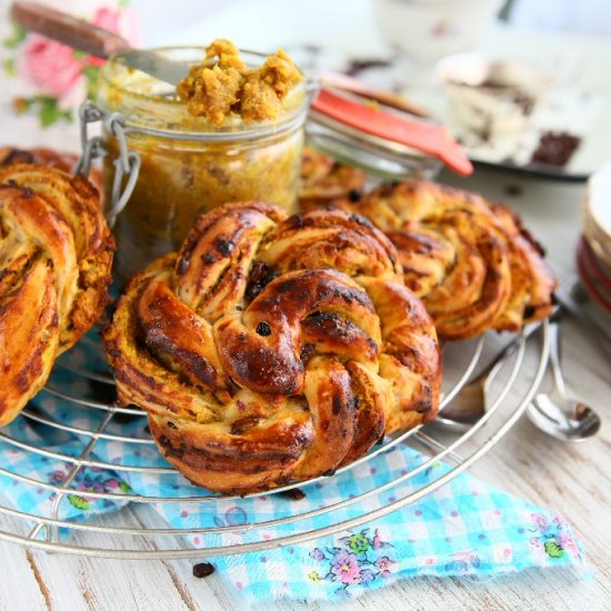 Barberry Buns with Turmeric Date